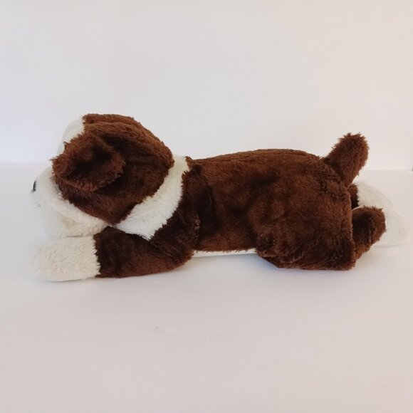 Peek A Boo Toys Bulldog Realistic Puppy Dog Plush 22” Brown White Stuffed Animal - Picture 3 of 9